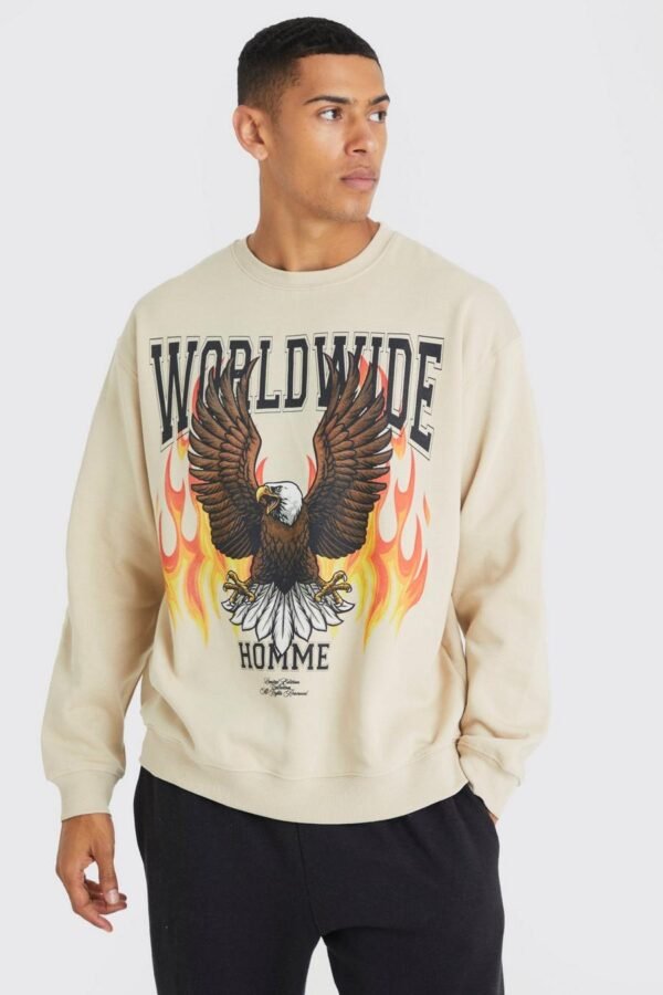 EAGLE GRAPHIC SWEATSHIRT