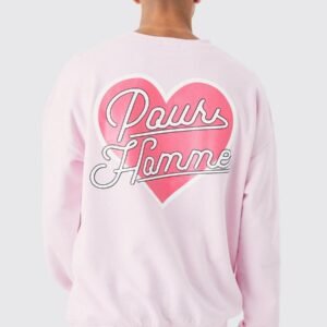 HEART GRAPHIC SWEATSHIRT